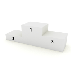 Leadership icon of podium